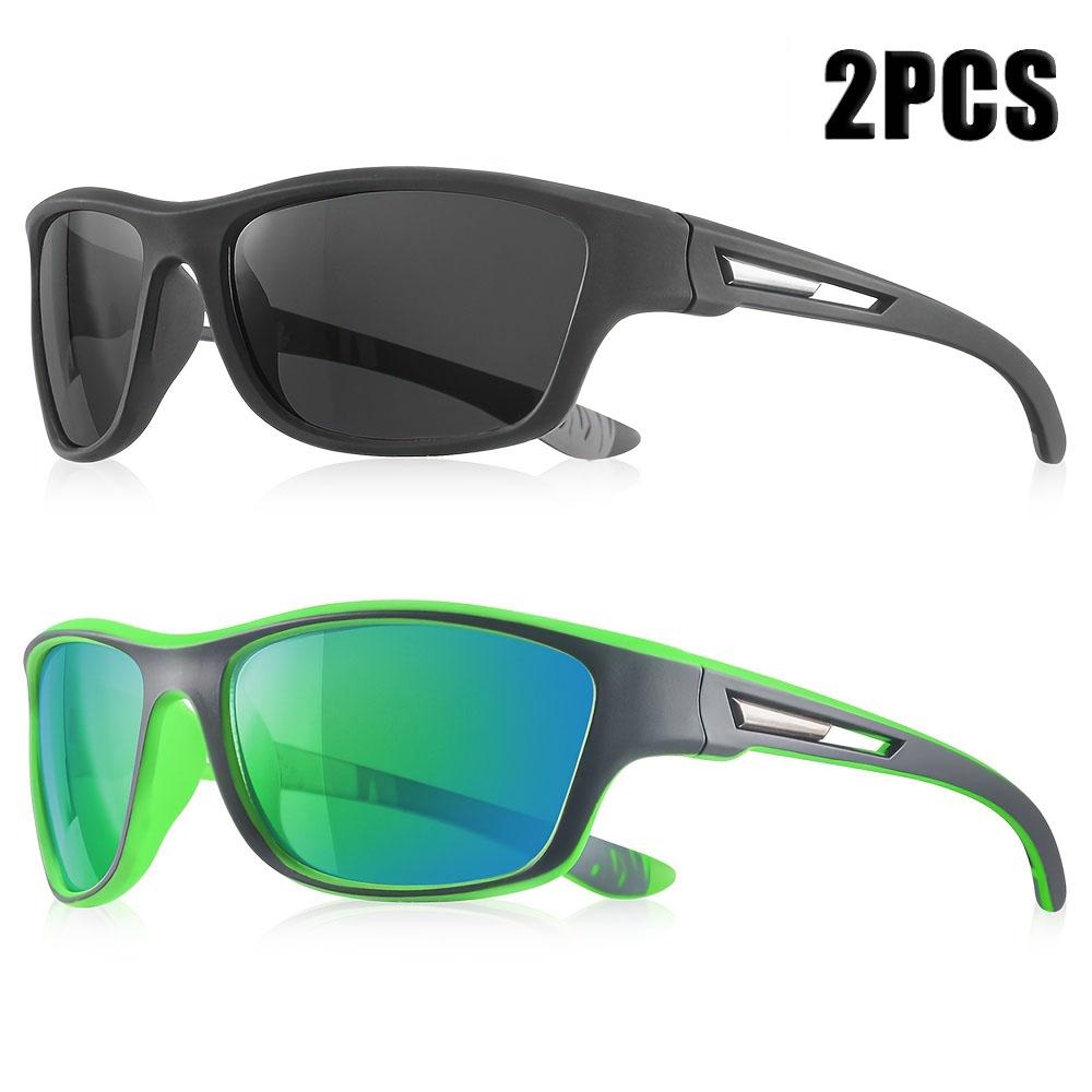 Classic Wrap Around Sunglasses for Men Women UV Protection Outdoor Sports Fishing Driving Travel