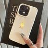 Cute Watercolor Yellow Duckling Pattern Design Protective Cover for iPhone 17 16 15 14 13 12 11 16E Series Pro Max Plus