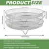 3-layers Air Fryer Rack Stackable Grilling 304 Stainless Steel Airfryer Oven Grill Steamer Cooker Kitchen Gadgets Cooking Tools