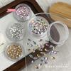 30Pcs Irregular-Shaped Drill Nail Art Rhinestones 3D Crystal Pearl Stones for DIY Manicure Decorations Accessories