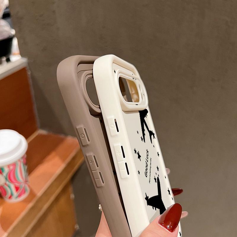 Airplane Stars Pattern Matte TPU Case For Google Pixel 9 Pro XL 8A 8 Pro 7A Shockproof Soft Silicone Lens Protection Phone Cover