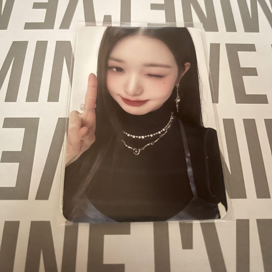 

[USED] IVE minive scratch 1st week trading card Wonyoung winning trading card