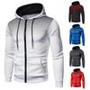 Men's Men's Sweatshirt Hoodie Spotted Zipper Cardigan Hooded Sweatshirt Men's Jacket Sweatshirt Men
