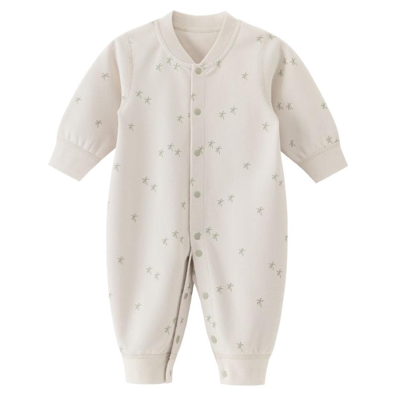 Guaiqi Bear Huhu Cotton Unisex Baby Long Sleeve Romper 90