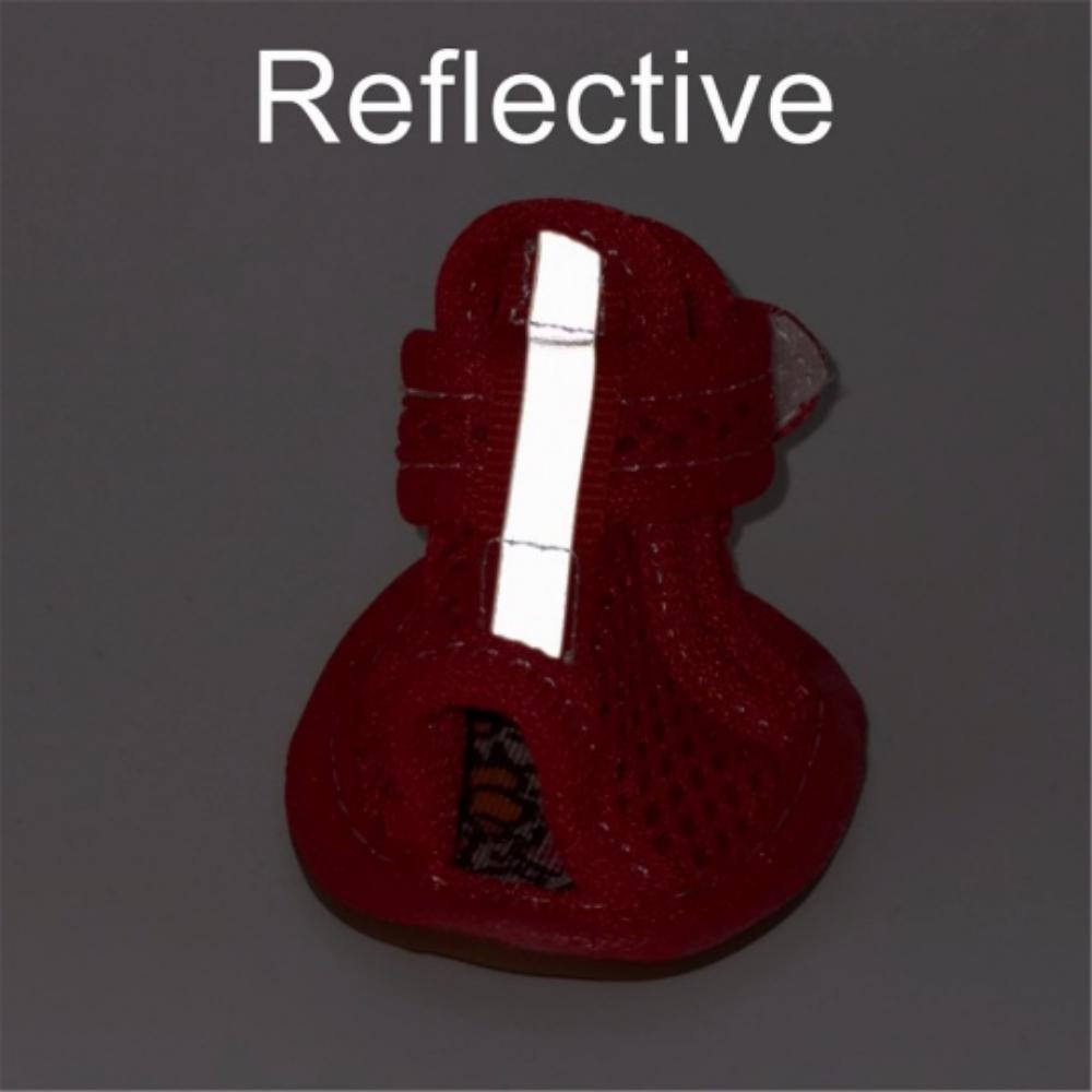 Summer Dog Shoes Breathable Mesh Puppy Pet Dog Shoes For Small Dogs Cats Cute Anti-Slip Chihuahua Pug Sandals Shoe Candy Colors