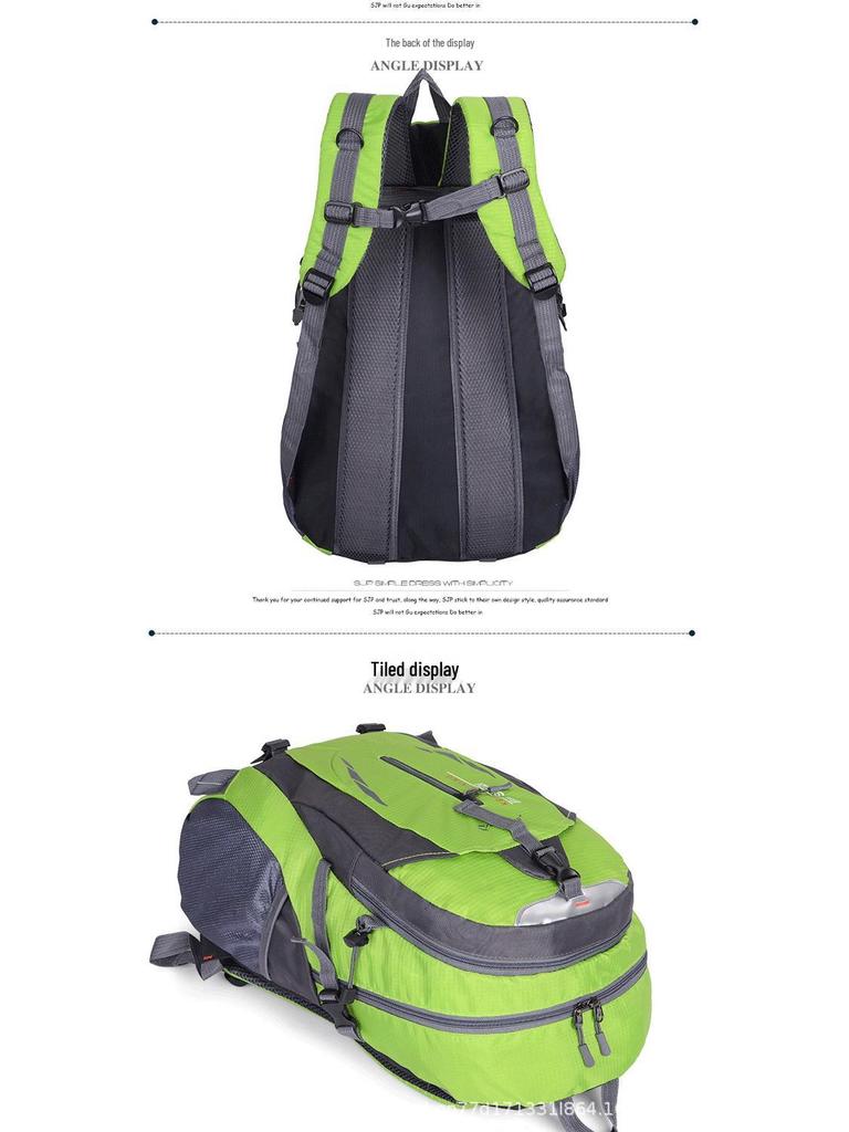 Large Capacity Unisex Outdoor Mountaineering and Travel Backpack - Multifunctional Hiking, Climbing, and Sports Bag