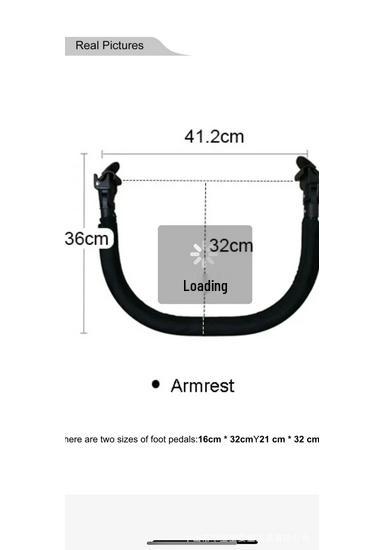 Yoya Baby Stroller Adjustable Armrest Guardrail & Bumper