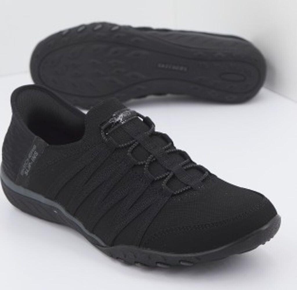 Skechers Breathe-Easy - Roll-With-Me Women's Sneakers Black