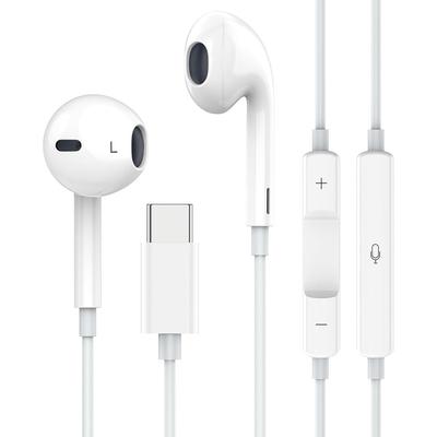 Wired Earphones Genuine Type C Sound Quality Enhanced Version Headset HiFi Noise Reduction Clear Calls Built-in Microphone Comfortable Fit Ergonomic