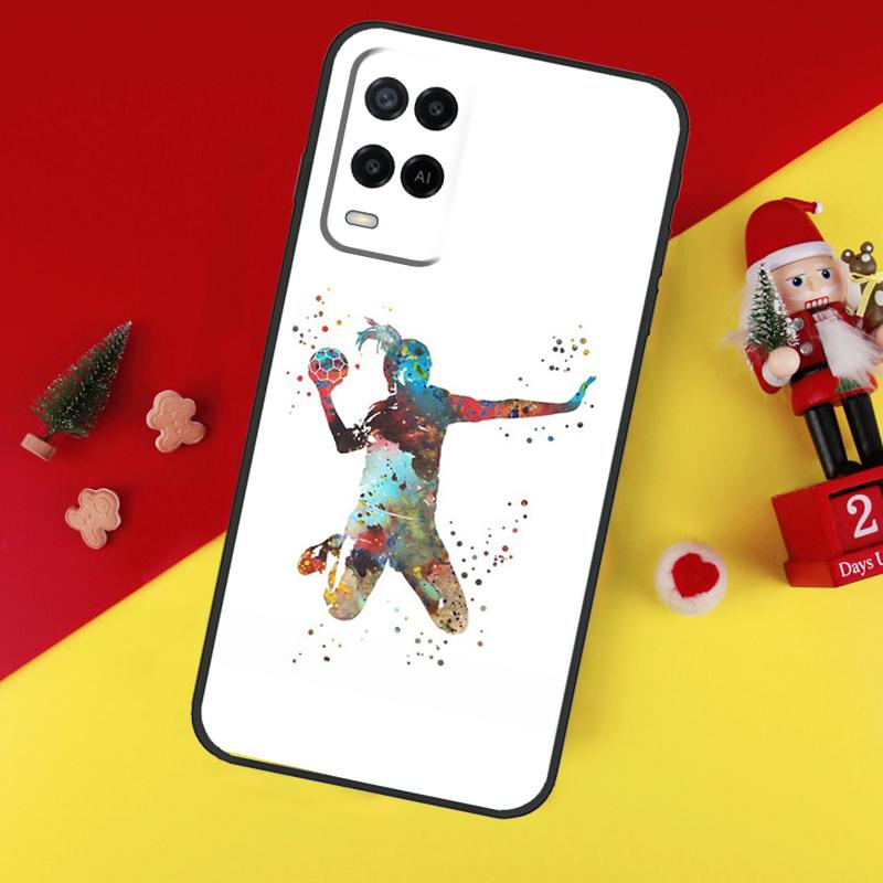 

Стильный Чехол для игры в гандбол для OPPO A38 A58 A78 A98 A54 A74 A94 A16 A76 A96 A5 A9 A52 A72 A79 A53S A15 A17 A57 For OPPO A53 2020