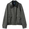 Sancai Women's Herringbone Wool Blend Jacket