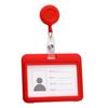 Suport insignă pentru personal din aliaj de aluminiu Carcasă securizată pentru cărți de identitate Insigna de lucru rezistentă la decolorare pentru certificate de permise de muncă