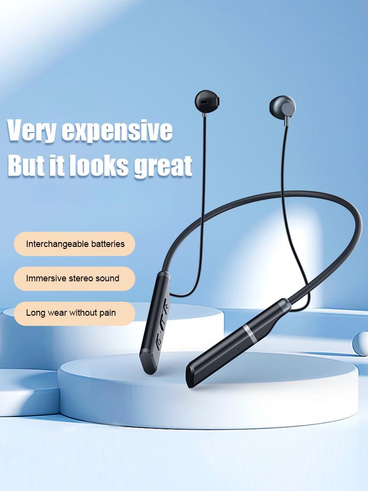 B998 Wireless Bluetooth Headphones Neck Stereo Noise Reduction Universal Sports Earphone Microphone IP65 Waterproof Earbuds BT 5