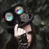 Kaleidoscope Goggles Steampunk Goggles Glasses Halloween Cosplay Party Costume Accessory Psychedelic Raves Goggles