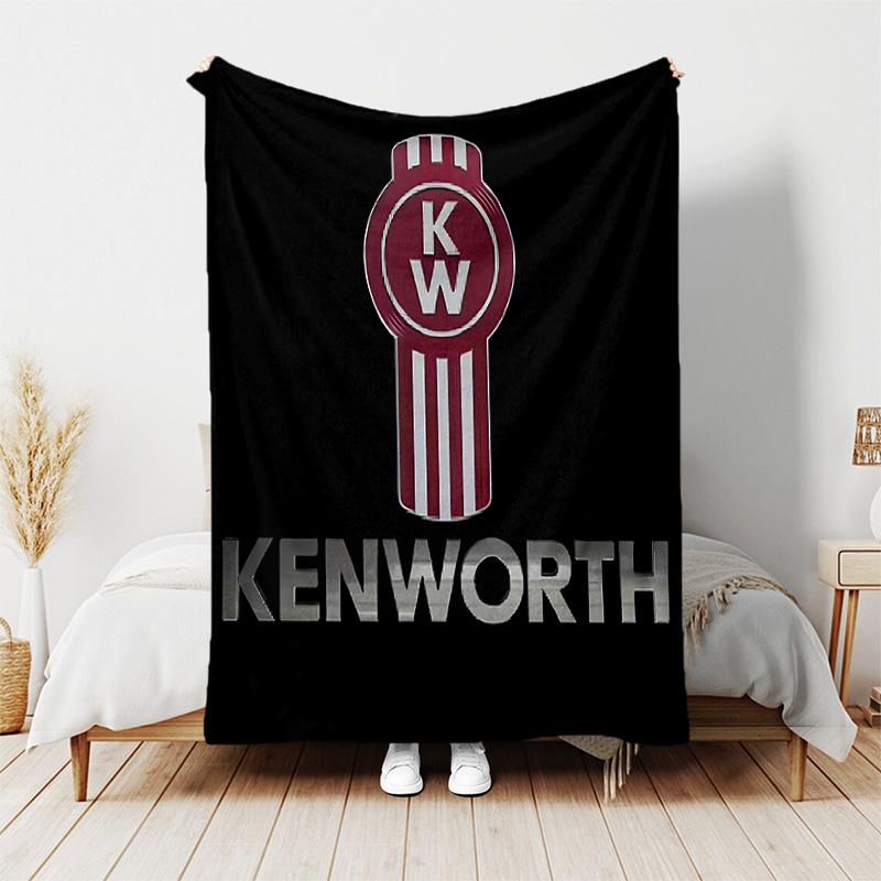 1pc Blanket - Kenworth LOGO Print Design, Lightweight Blanket for Sofa, Bed- Soft &Warm, Gift for All Seasons