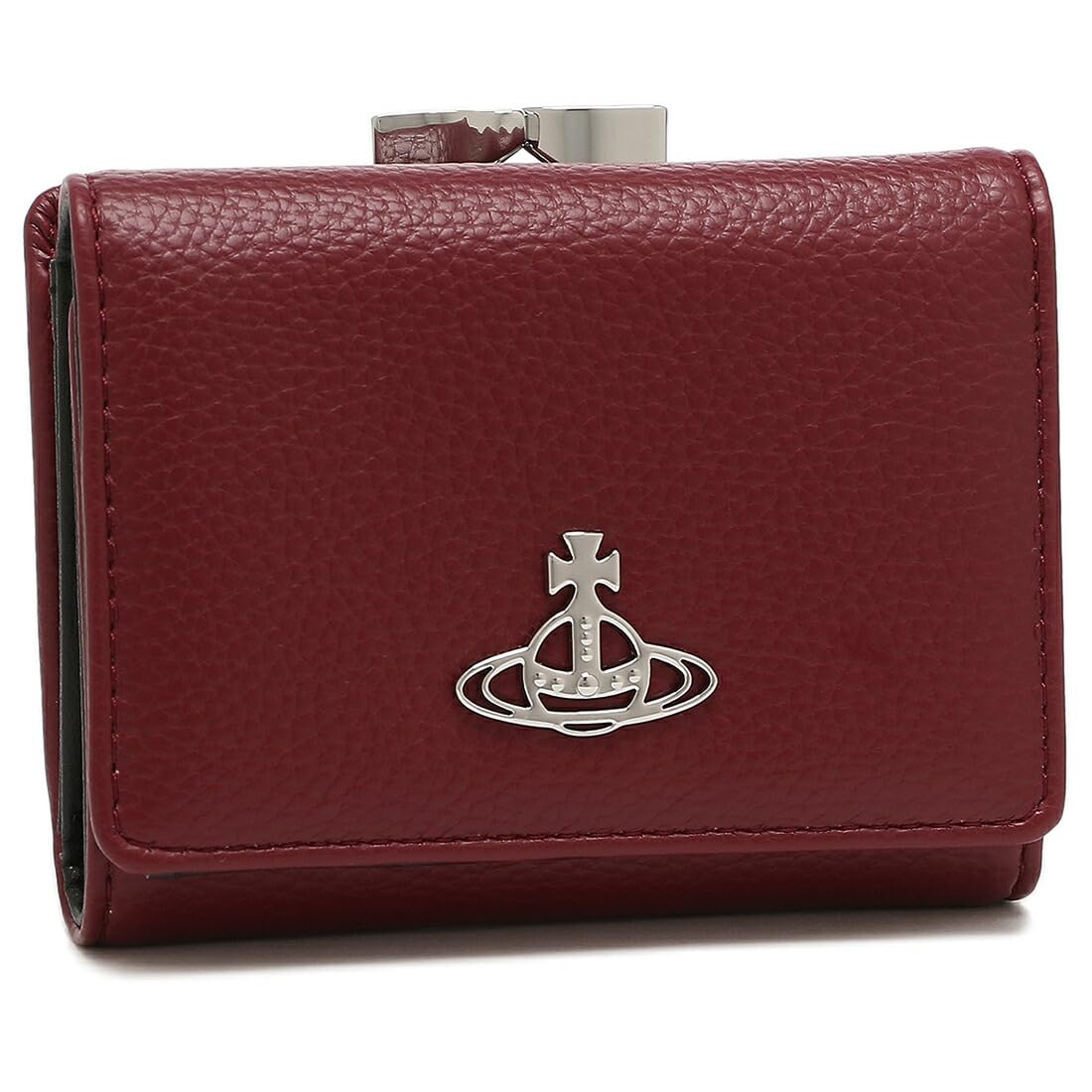 

Vivienne Westwood Nappa Wallet with Clasp 51010018 S000D H407 Tri-fold Closure, Red, Women s, [Used]