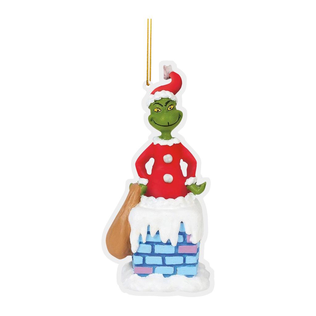 Stole Christmas Acrylic Pendant Christmas Tree Decoration, 1PC Christmas Decoration How The Stole Christmas With Present Christmas Ornament