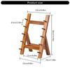 Wooden Cutter Display Stand Multipurpose Cutter Storage Rack with Multi Layer Design for Home Kitchens and Restaurants