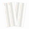 144Pcs Personalized Name Stickers Long Strip Pencil Labels Custom Waterproof Self Adhesive Name Labels For Bottles Notebooks