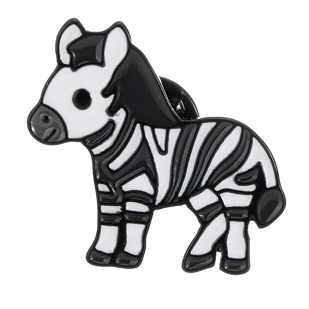 7 Styles Cartoon Mini Animal Enamel Brooches Cute Crab Elephant Snail Zebra Parrot Lion Shaped Pins For Women Girls Badge