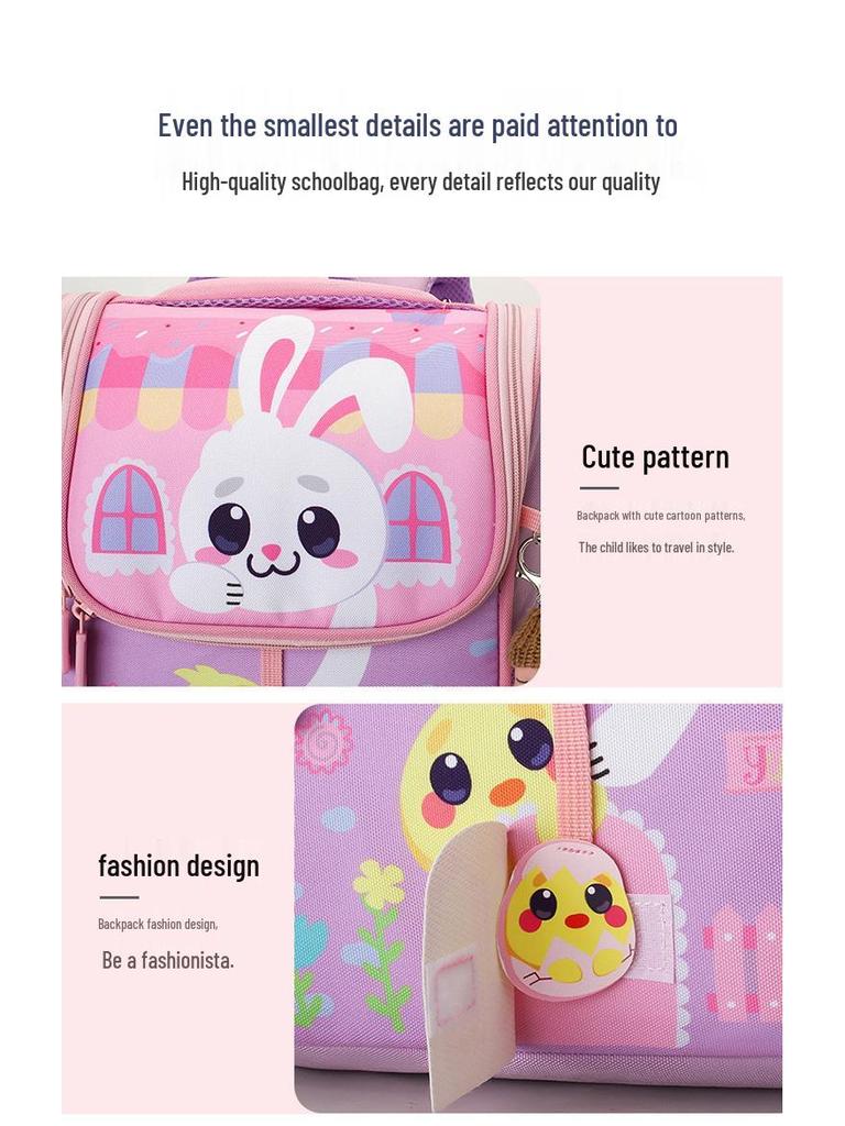 Cartable Mignon de Dessin Animé: Sac à dos léger à double bretelle pour élèves de maternelle et des premières années