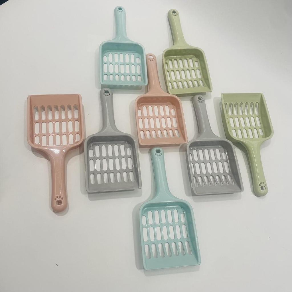Colorful Hollow Mesh Cat Litter Scoop - Pet Cleaning Poop Shovel Supplies