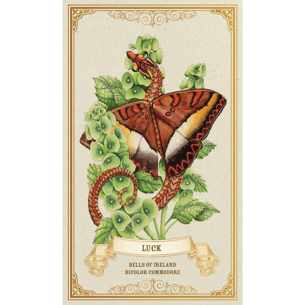 10.4*7.3cm Enchanted Blossoms Empowerment Oracle Cards 44 Pcs Cards