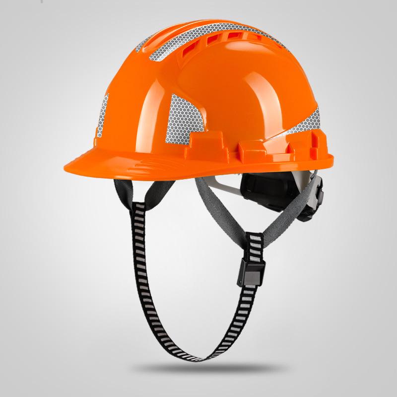 

Reflective ABS Safety Helmet, Breathable & Anti-Smash, for Construction & Engineering with Logo Printing Compatible