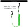 Fishing Tackle Accessories Fishing Rod Straps Heavy Duty Lanyard Rope Paddle Leash Coiled Lanyard Extend To 70in