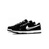 Nike Big 'Silver Toe' Abrasion Resistant Low Top Skateboard Shoes Men's Black White 355152-016(Team1274-Silvertoe)