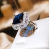 Ring Luxury Inlaid Zircon Women'S Opening Ring Light Luxury Retro Women'S Ring
