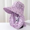 Breathable Tea Picking Work Hat UV Protection Fisherman's Hat Face Mask Sun Hat  Summer Outdoor