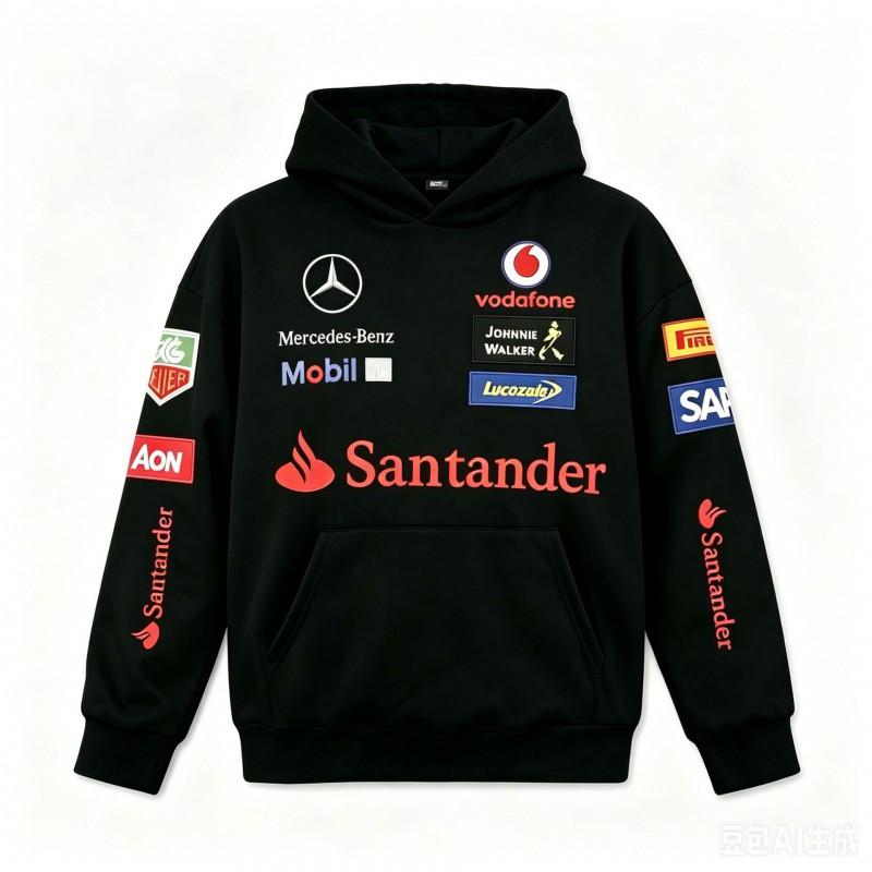 Embroidered Letter Hoodie Unisex Casual Oversized Sweatshirt Streetwear
