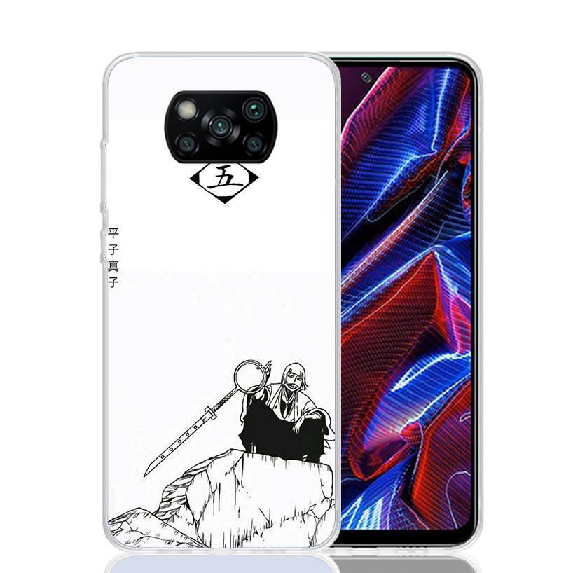 Bleach Shinji Hirako Phone Case For Xiaomi Poco X7 X6 X5 Pro F7 Ultra Redmi 15C 15 13 13C 12 12C 10 10A 10C 9 9A 9C 9T Cover Poc