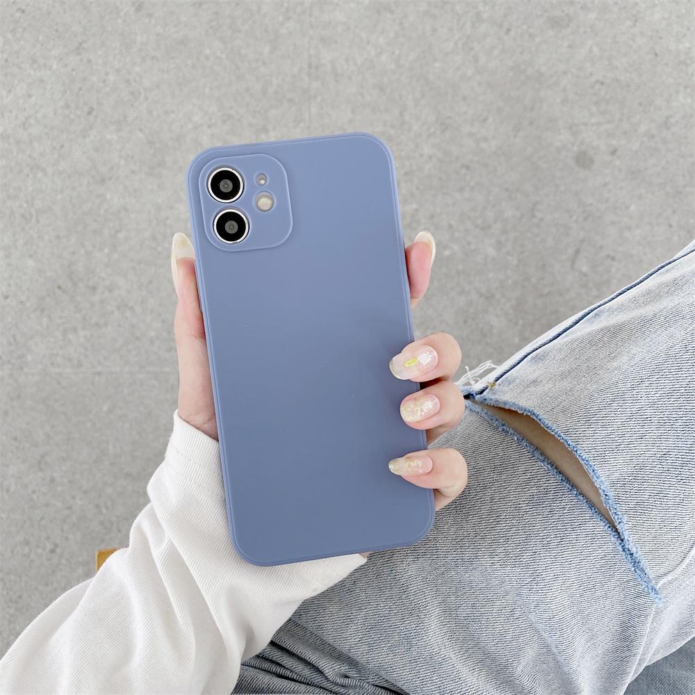Square Liquid Silicone Phone Case For Xiaomi Redmi Note 11 10 9 9S 9T 10 10S Pro Max  5 5A 6 7 8 8T Soft Thin Candy Colors Cover