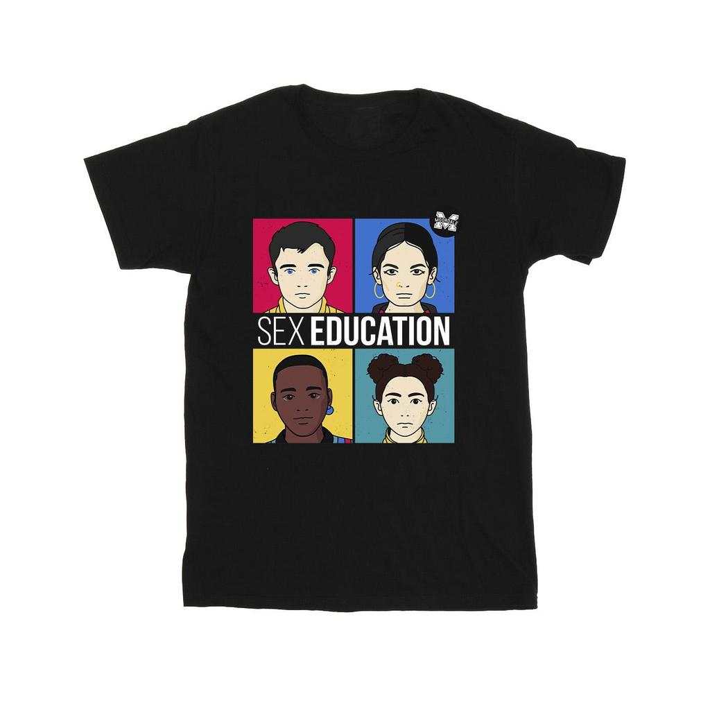 Netflix Mens Sex Education Teen Illustrated T-Shirt