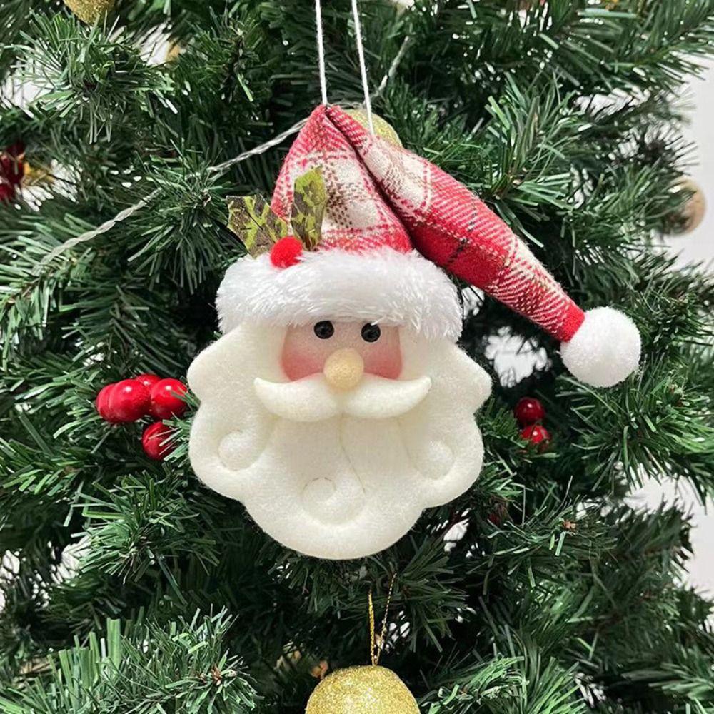 Santa Claus Xmas Hanging Ornaments Snowman Xmas Santa Ornaments Christmas Elk Pendants  Home Decor