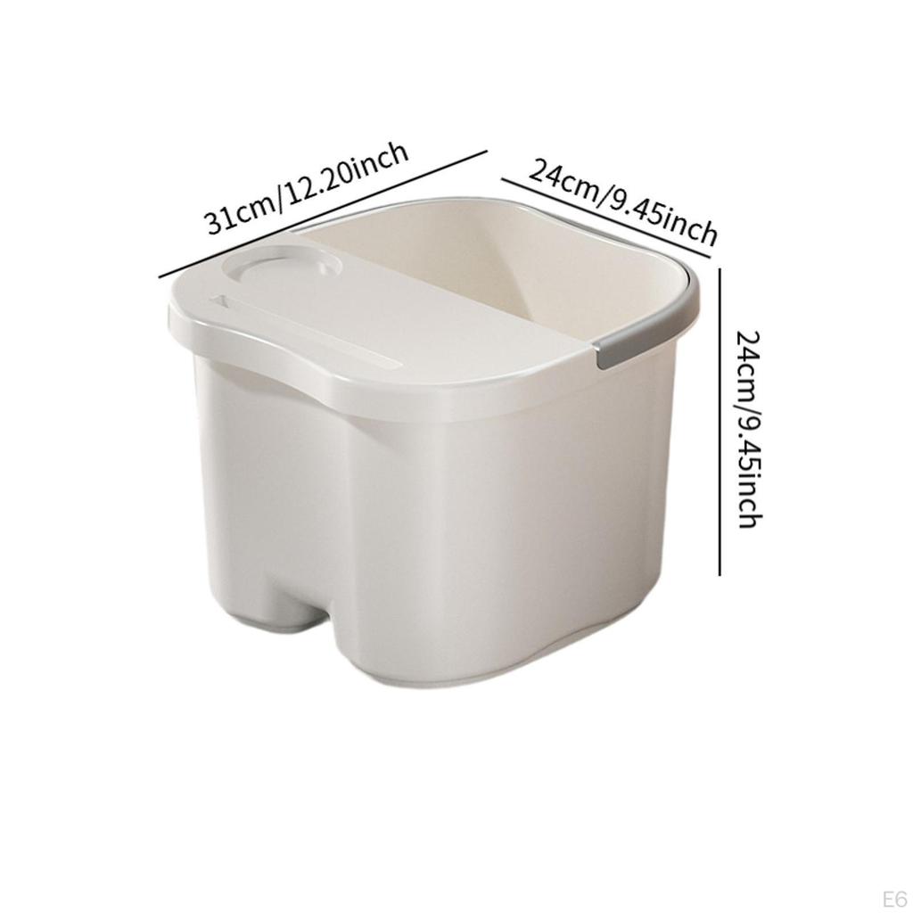 Fußbadewanne zum Einweichen der Füße, Fußbadewanne, Fußeimer mit Griff