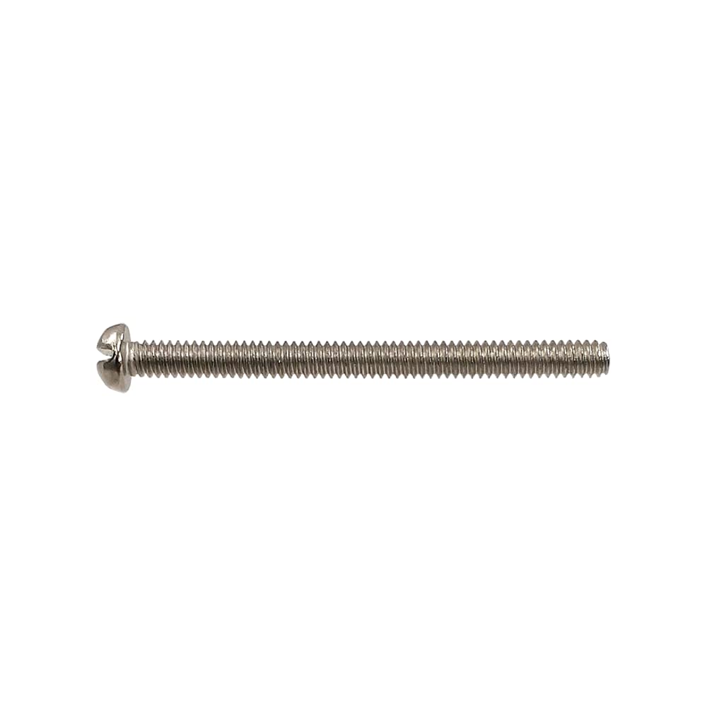 YJB PARTS Humbucker Pickup Set Flathead Nickel Head Screws, 4-Piece (Inch, (Single Screw))