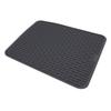Rectangular Silicone Dish Drying Mat Heat Insulation Anti Slip Dish Drying Mat with Built in Drain Lip for Kitchen