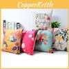 Chic Vivid Flower Floral Plants Linen Pillow Case For Decorative Cushion Style 18