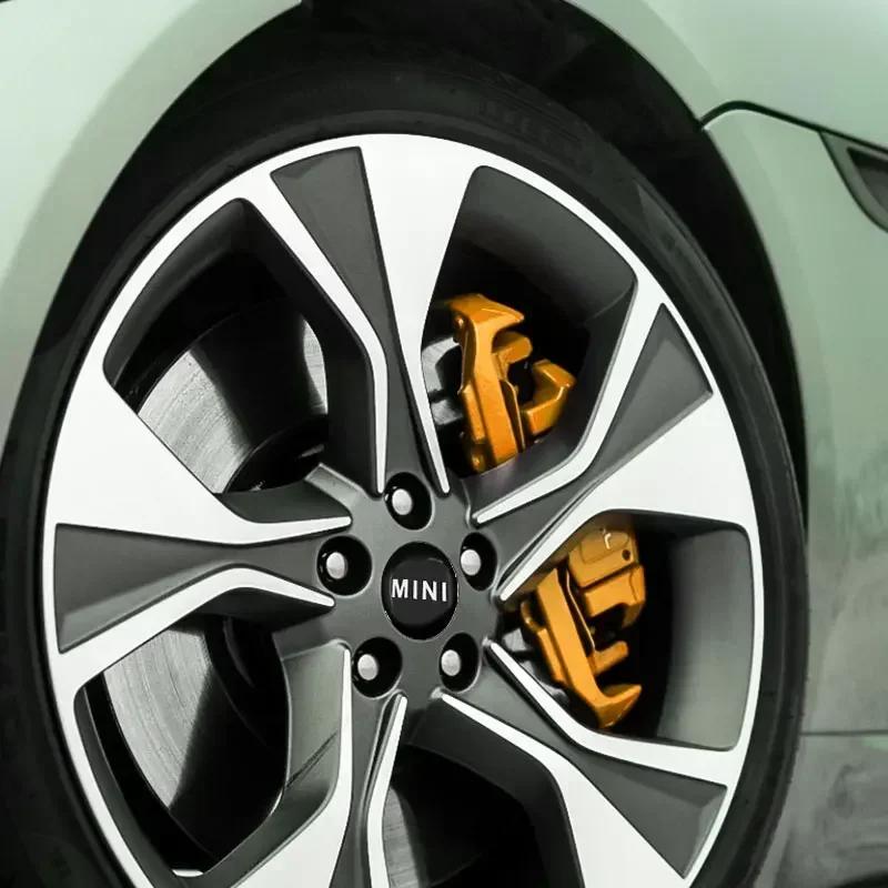 2025 For BMW MINI 4pcs 60mm Car Wheel Center Hub Center Cap Rim Hub Dustproof Cover Emblemem For Mini Cooper Fridge One F56 R56