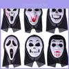 Halloween Horror Masker Voor Feestkostuum Met Plastic Spook- En Vampiergezichten Voor Cosplay Evenementen