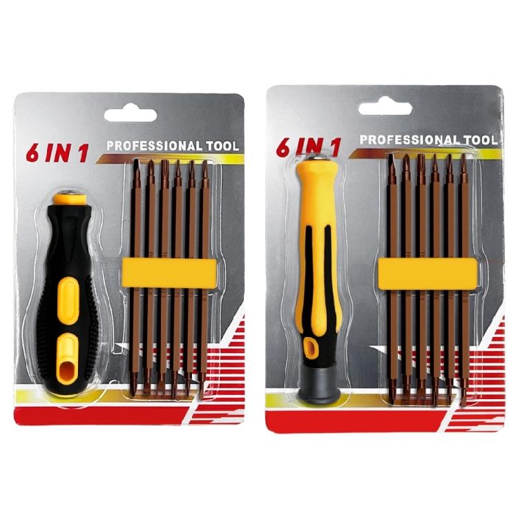 Premium Steel 6Piece Screwdriver Magnetic Feature for Convenient Use Ergonomic Handle Suitable for Multiple Application