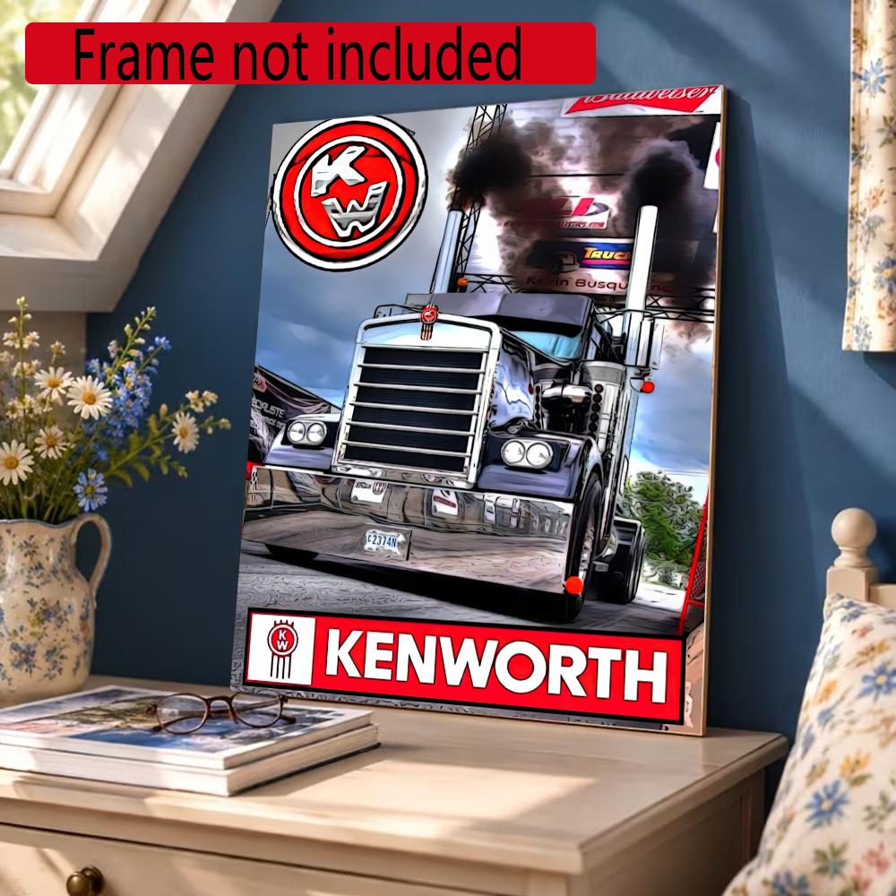 Kenworth 5D Diy Diamond Painting Round Diamond Mosaic Suitable For Beginners Diamond Painting Rhinestones Gift Frameless