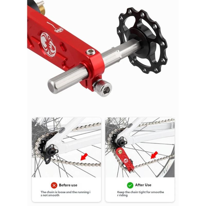 Bicycles Chain Guide Road Bike Adjustable Chainring Chain Stabilizers Durability Aluminun Alloys Bike Chain Guide