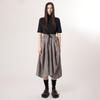 ATHPLATFORM Aw52Pt34 Winter Check Tech Flare Pants_Gray