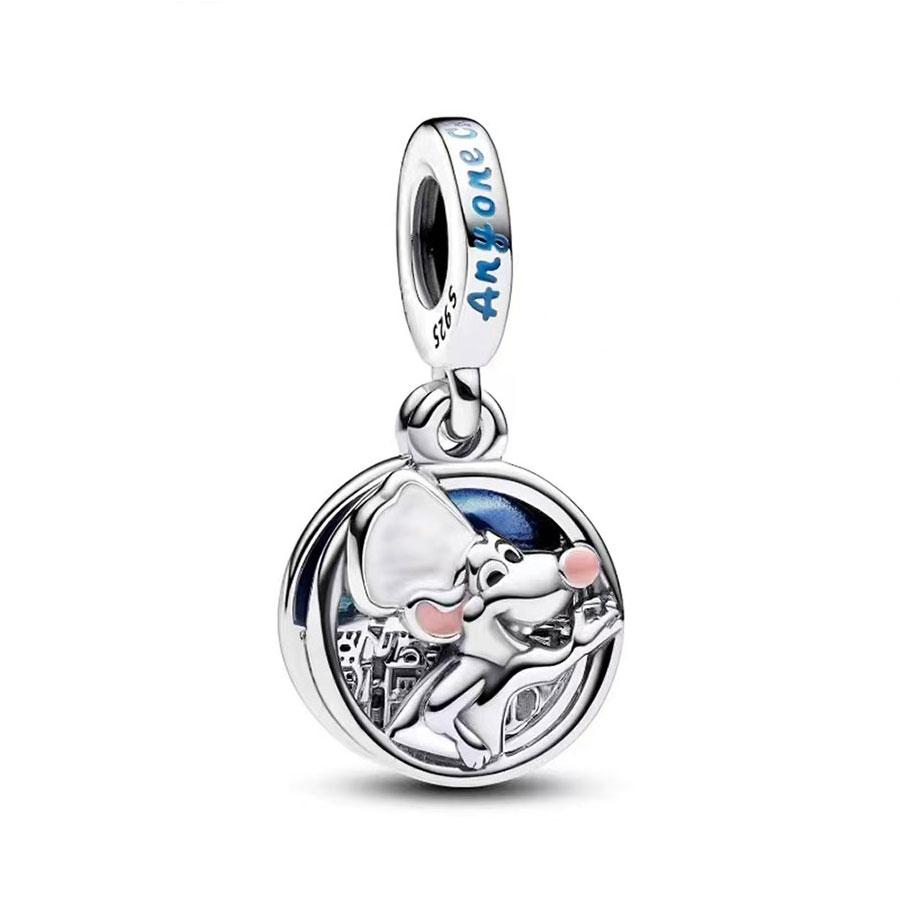 100% Kupfer Dumbo Heißluftballon Charm Perlen Geeignet für Pandora Original Armband DIY Schmuckherstellung