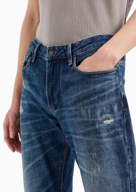 Emporio Armani Men's Jeans Denim Pants BLU J06 - Size: 36