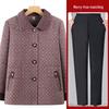 Spring Coat for Middle-Aged and Elderly Women, Lapel Design, Suitable for 60 to 80-Year-Olds, Ideal for Spring and Autumn